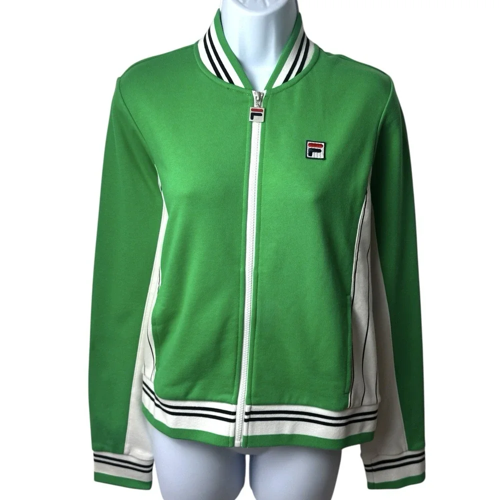 Fila‎ Unisex Performance Iconic Settanta Tennis Track Jacket Athletic Coach S